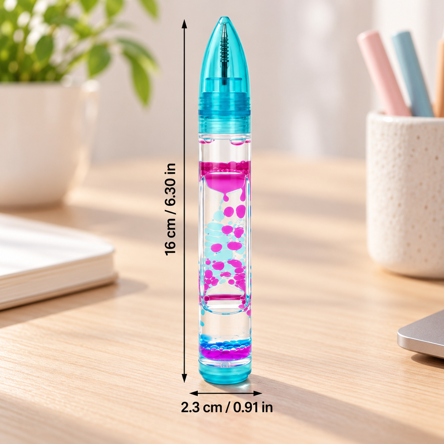 Stylo à encre gel à écoulement lent