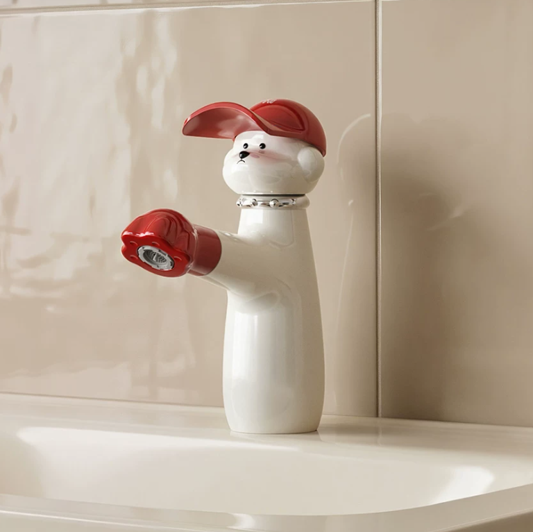 Good Boy Puppy Pull-Out Kitchen Faucet