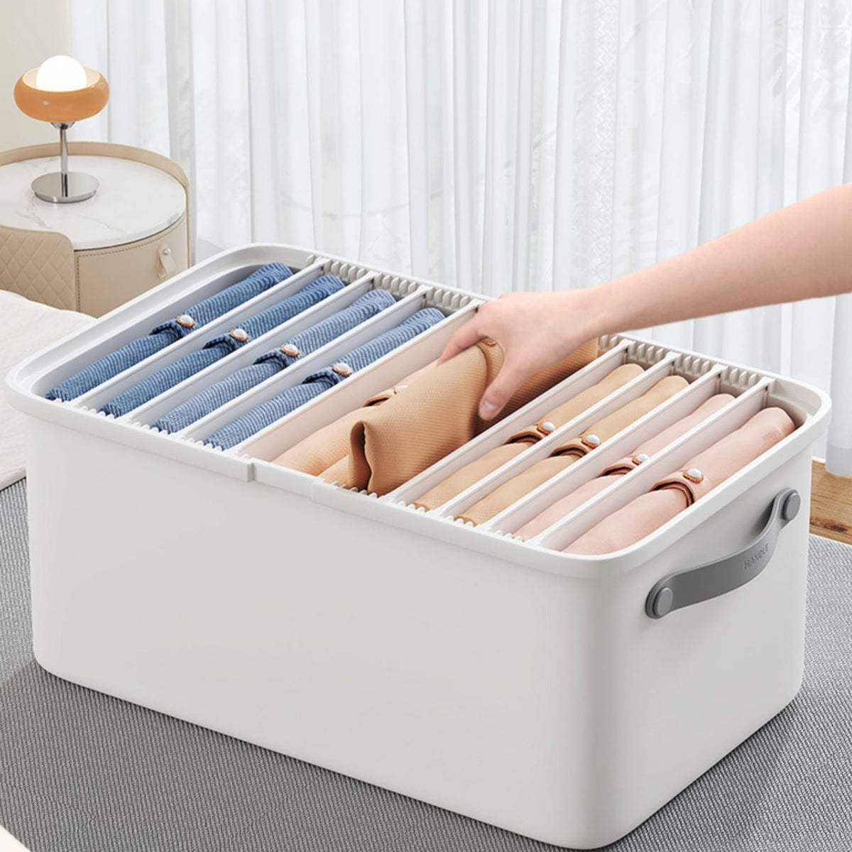 Compact Efficient Storage Clothes Organizer Box