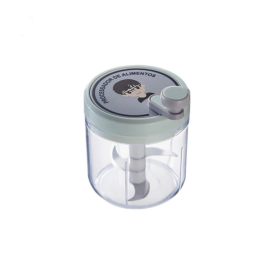Portable Manual Fast Garlic Vegetable Chopper - Image 10