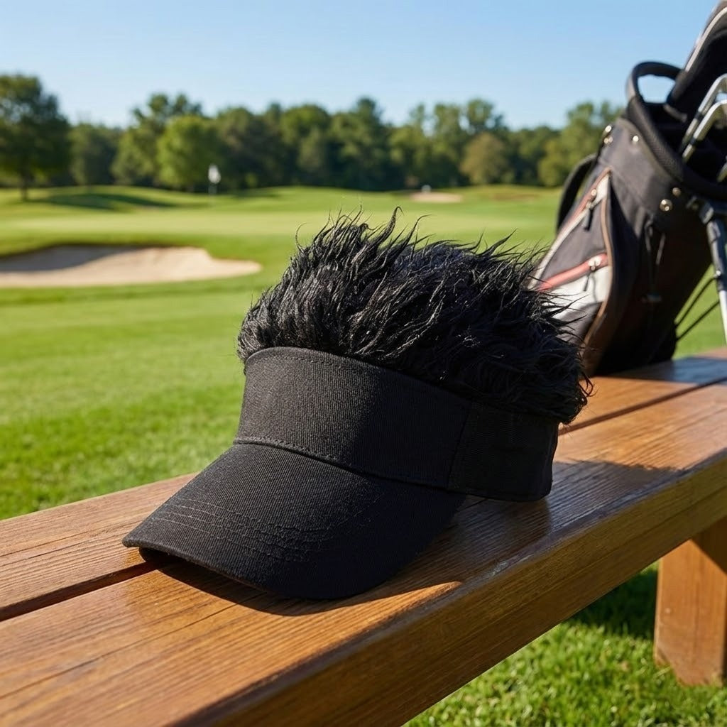 Hip-Hop Fake Hair Baseball Hat - Image 2