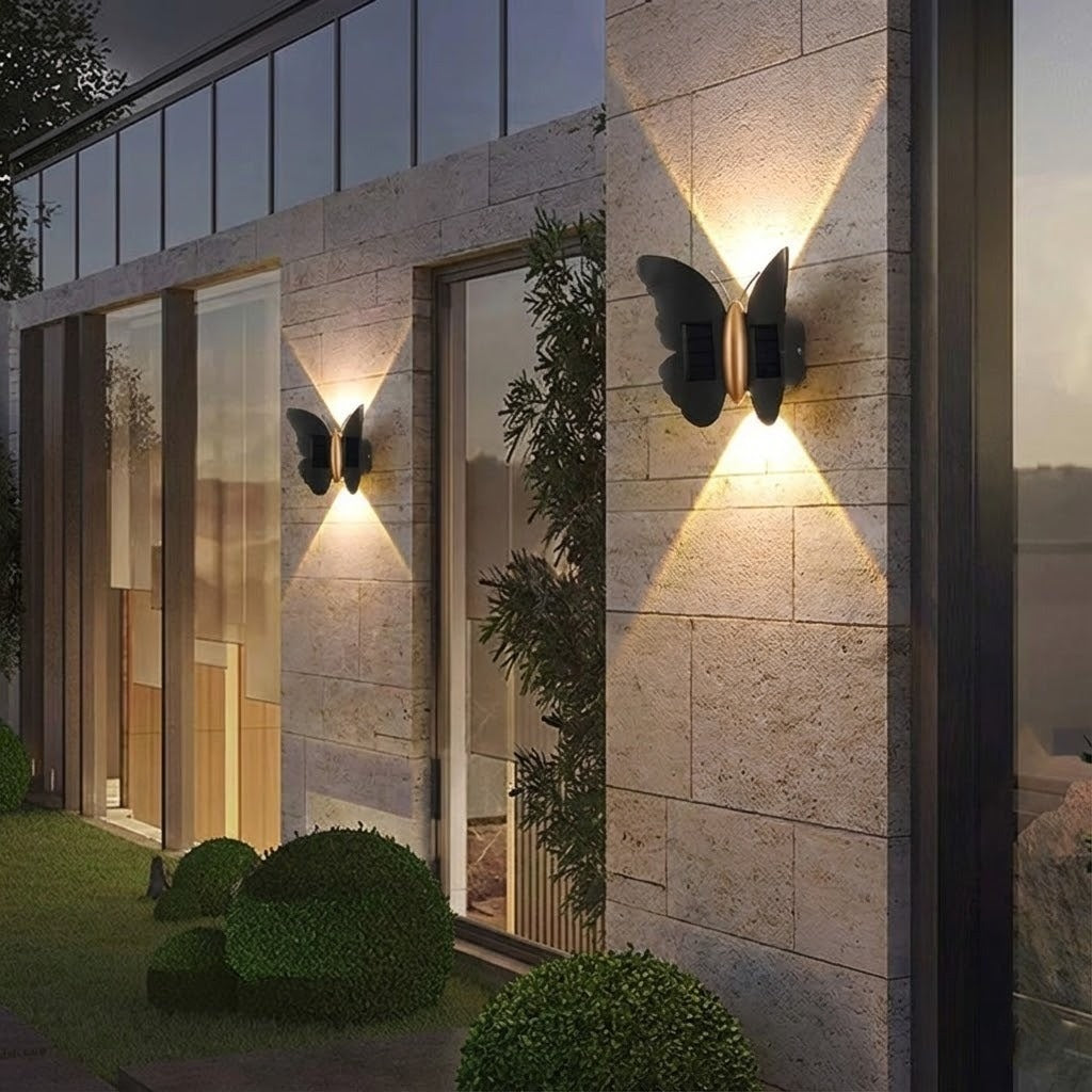 Butterfly Life Solar Powered Outdoor Lamp - Image 3