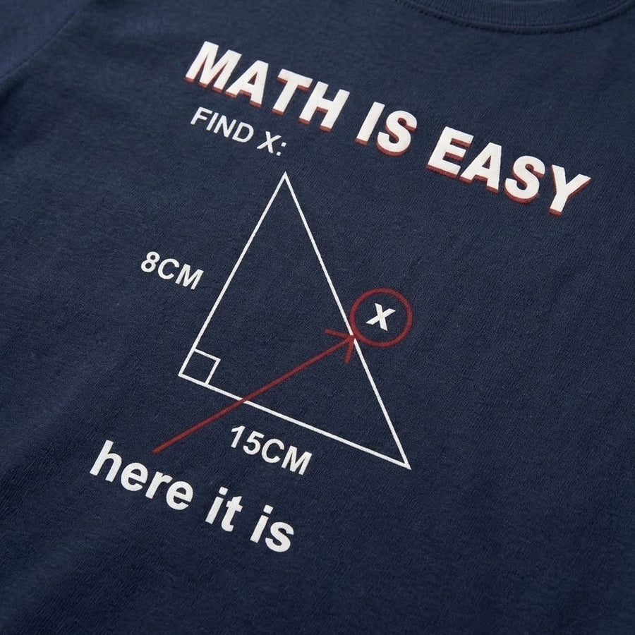 Math is Easy Creative T-Shirt - Image 1