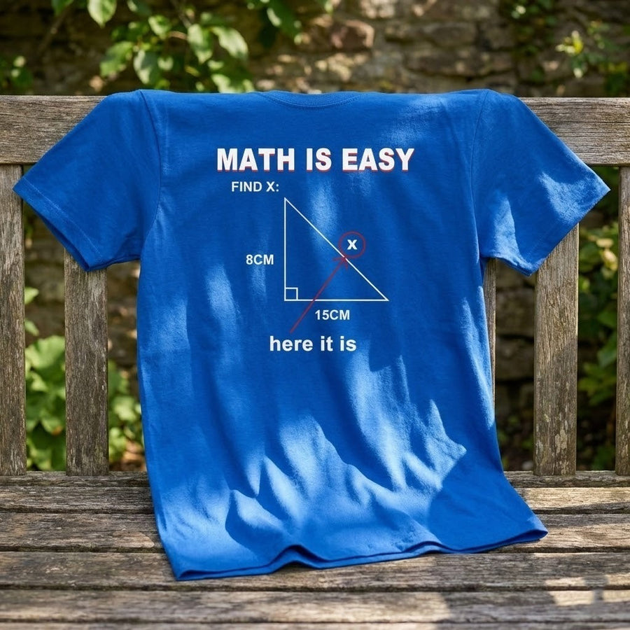 Math is Easy Creative T-Shirt - Image 4