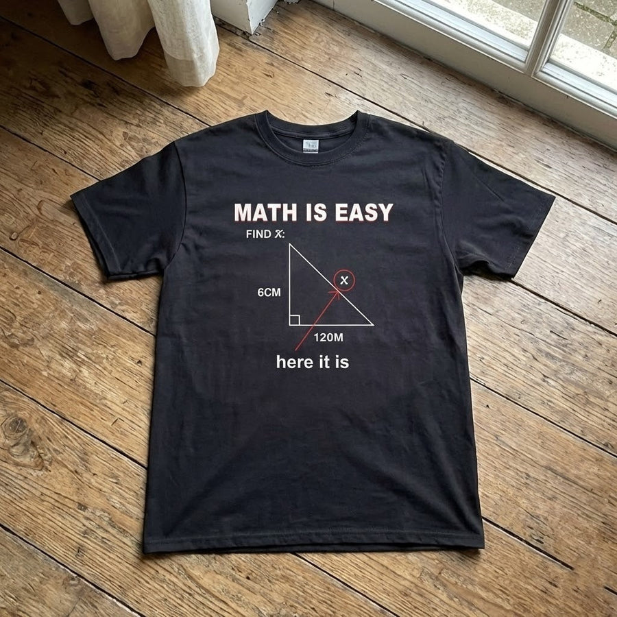 Math is Easy Creative T-Shirt - Image 0