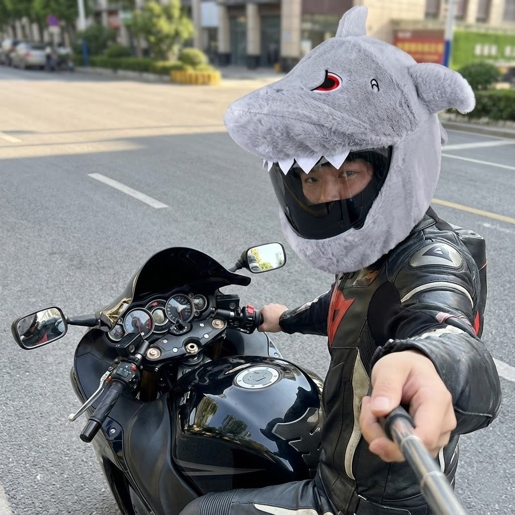 Fluffy Animals Funny Helmet Covers - Image 2