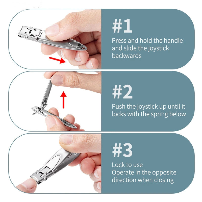 Slim Cut Portable Nail Clippers - Image 4