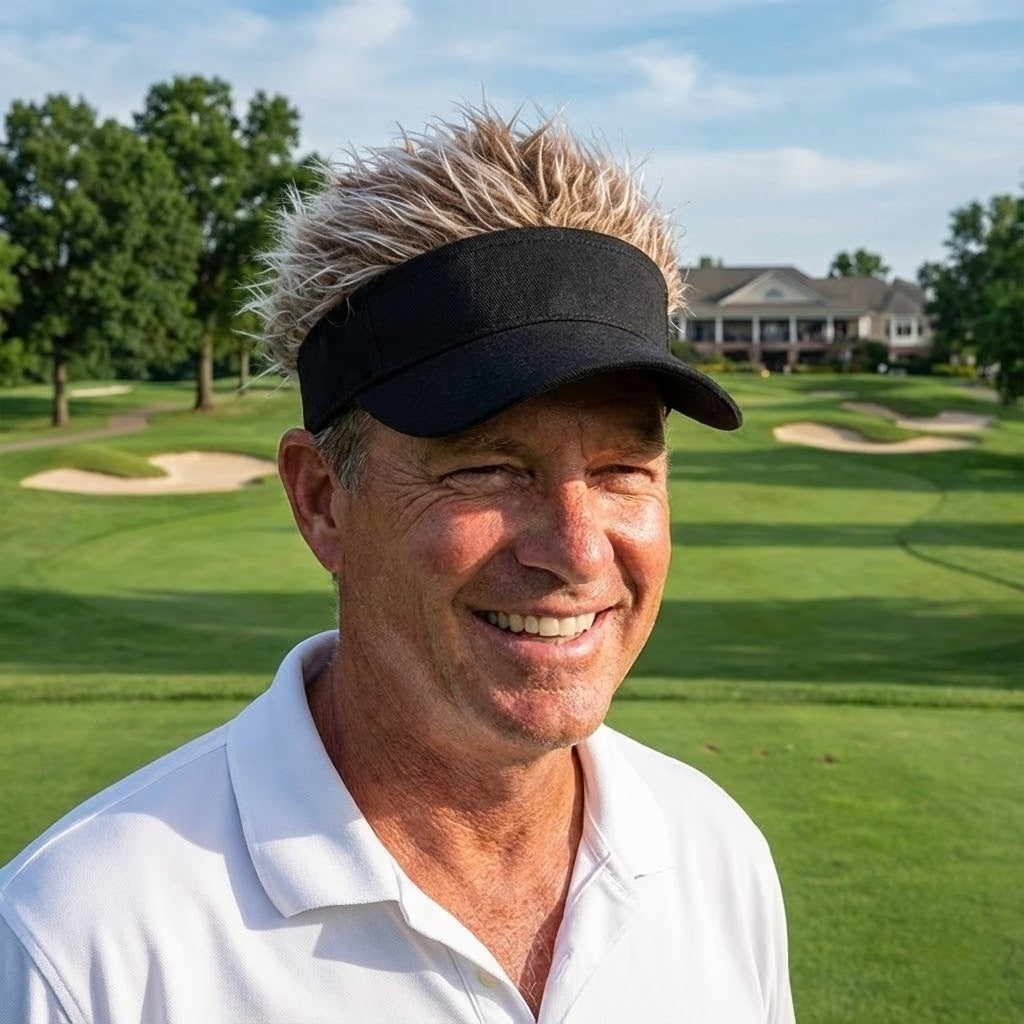 Hip-Hop Fake Hair Baseball Hat - Image 7