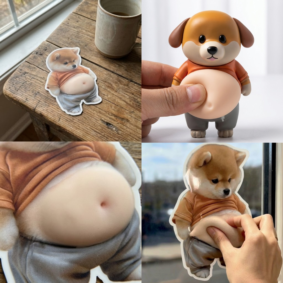 Chubby Shiba Silicone Sticker Protector - Image 4