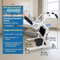 Stand Assist Elderly Patient Transfer Lift Chair - Image 7