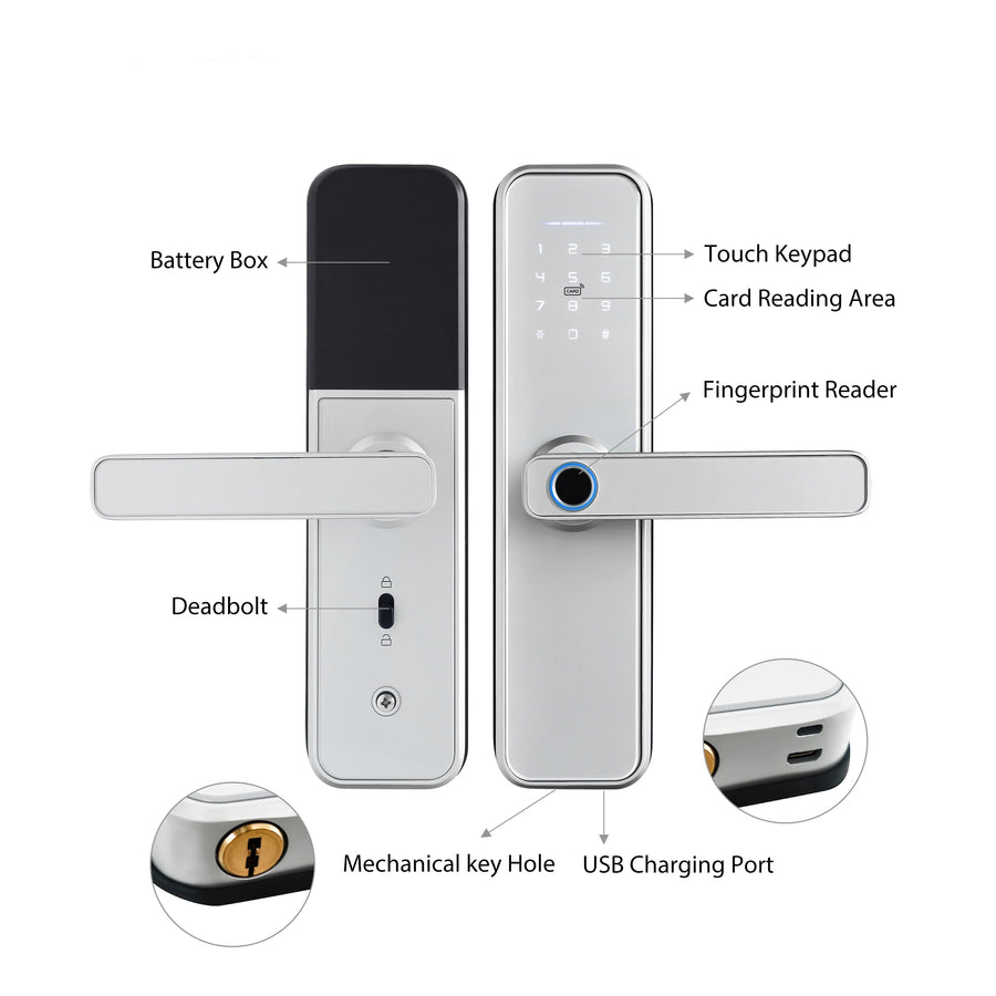 Smart Secure Biometric Fingerprint Door Lock - Image 5