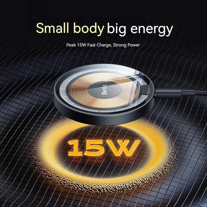 Transparent Ultimate Magnetic Wireless Fast Charger - Image 5