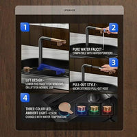 OrbitWash Oval Hidden Cup Wash Island Sink - Image 5