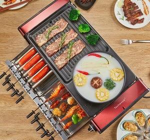 Multifunctional Smokeless Non-Stick Indoor Grill - Image 0