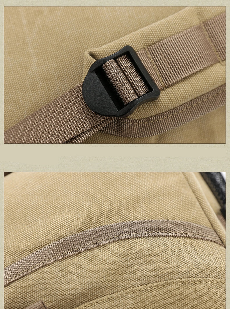 Shoulder Strap Zipper Solid Casual Backpack - Image 22