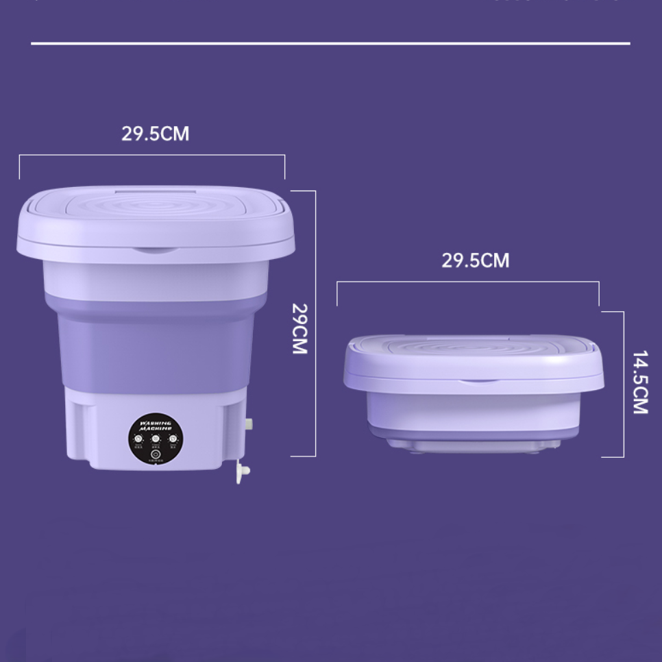 Travel Friendly Portable Foldable Automatic Washing Machine - Image 3