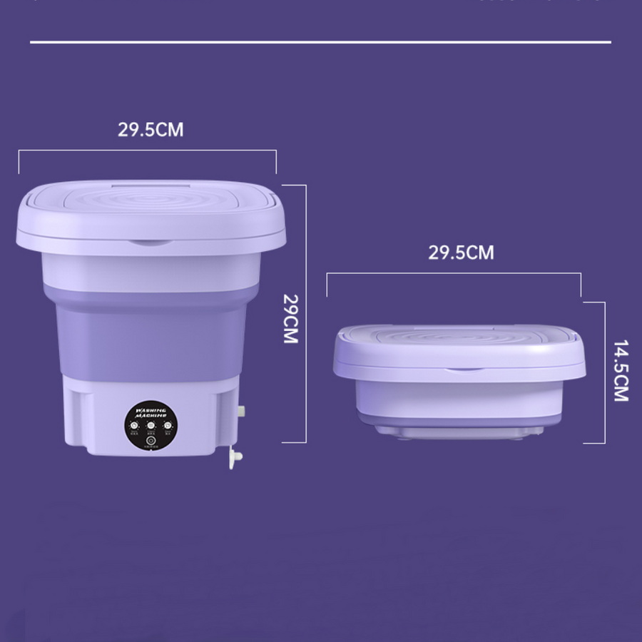 Travel Friendly Portable Foldable Automatic Washing Machine - Image 3