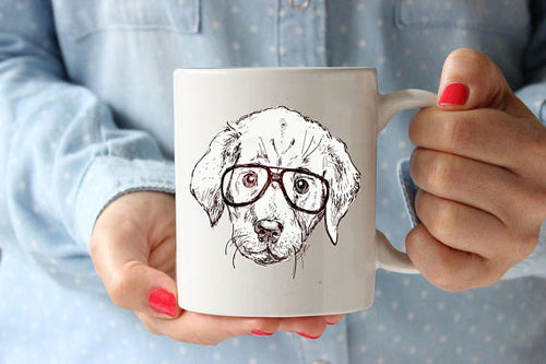Labrador Gift For Kids Coffee Lovers Gift Mug - Image 0