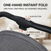 Foldable Light Weight Baby Stroller - Image 6