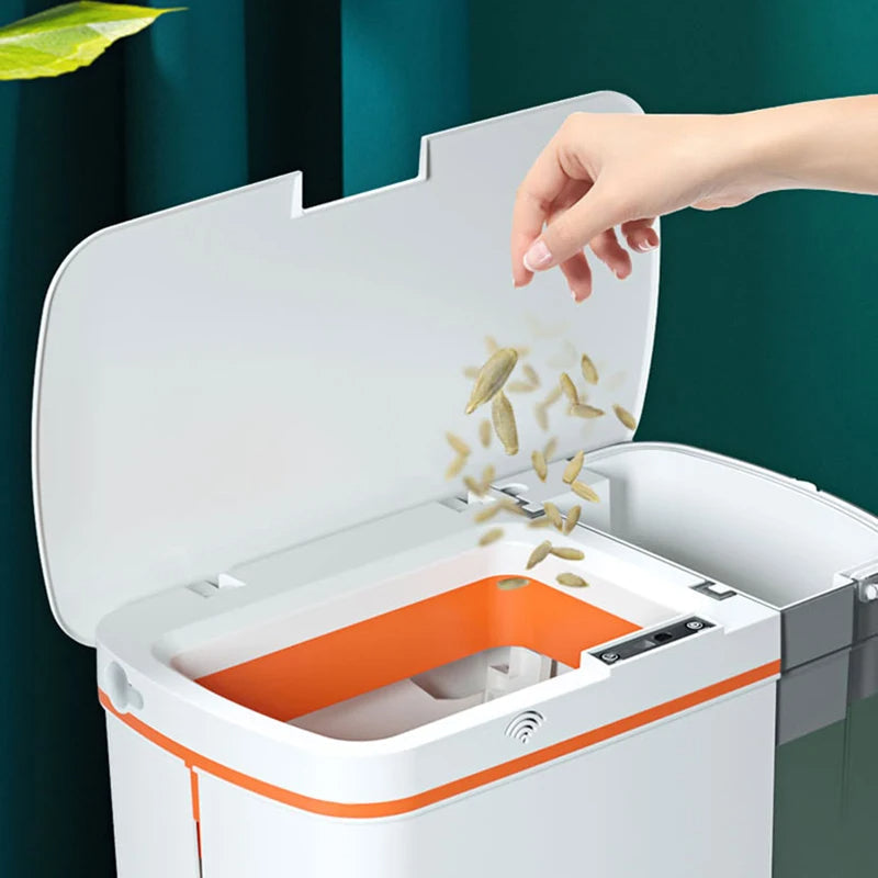 Double Storage Liquid Separator Trash Can - Image 3