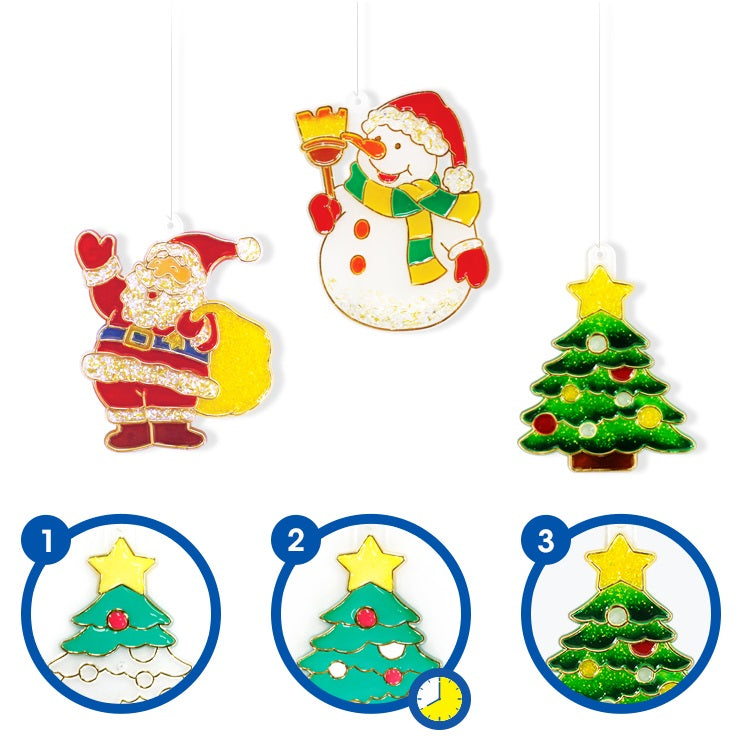 DIY Christmas Glass Educational Paint Set - Image 6