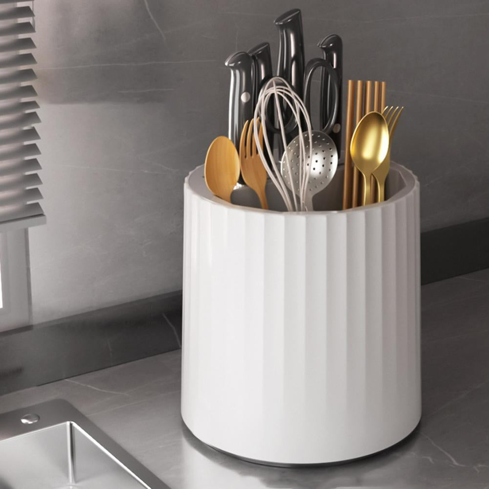 Easy Storage Cylinder Kitchen Silverware Holder