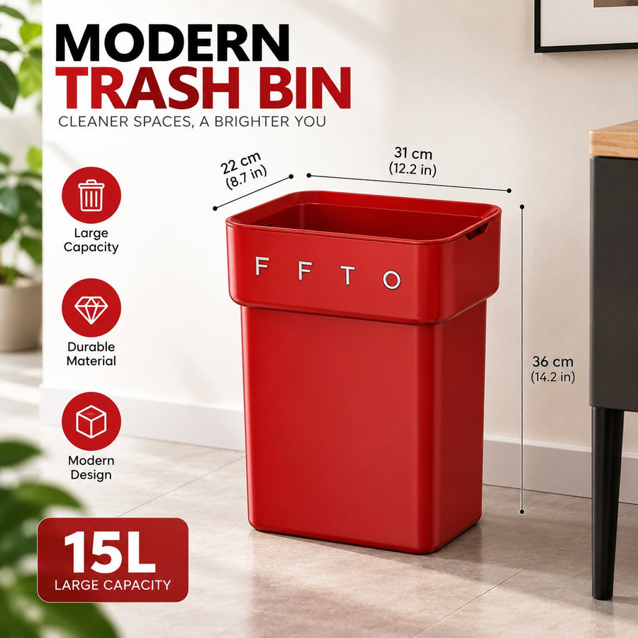 Flip and Tuck Hidden Bag Trash Can