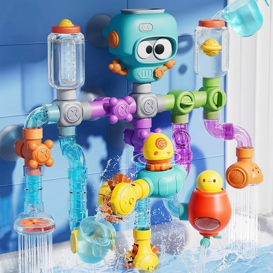 Little Plumber Toddler Waterworks Bath Toy Set - Image 0