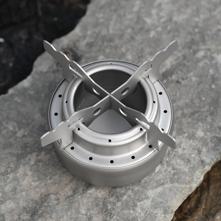 Mini Portable Titanium Travel Stove - Image 0