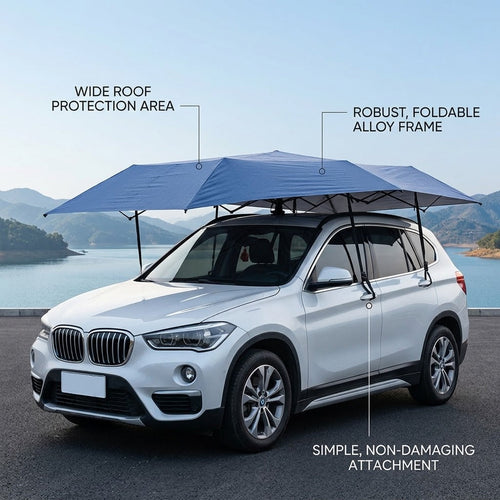 Automatic Folding Car Roof Cover Umbrella Tent - Image 0