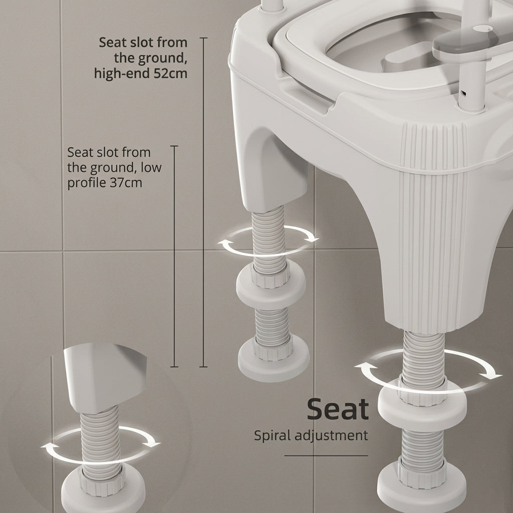 Safe Sit Elderly Support Indoor Toilet Chair - Image 3