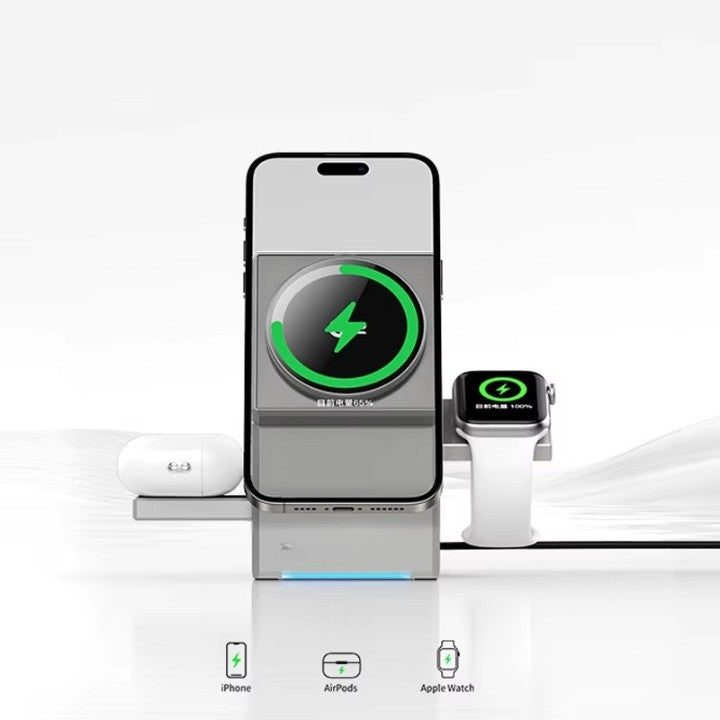 Power Hub Rotating Station 3in1 Wireless Charger