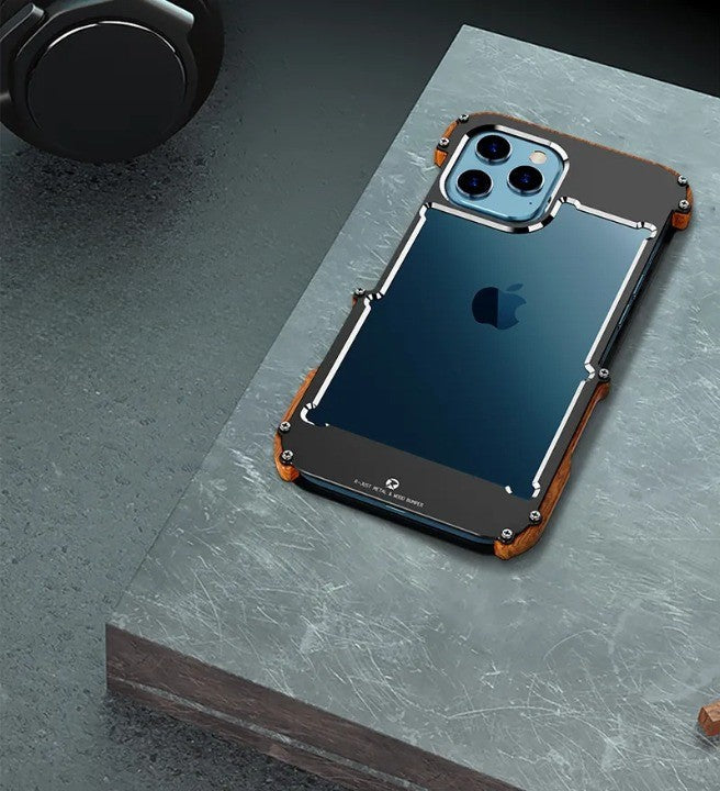 Aluminum Bumper Thin Shockproof iPhone Case - Image 1