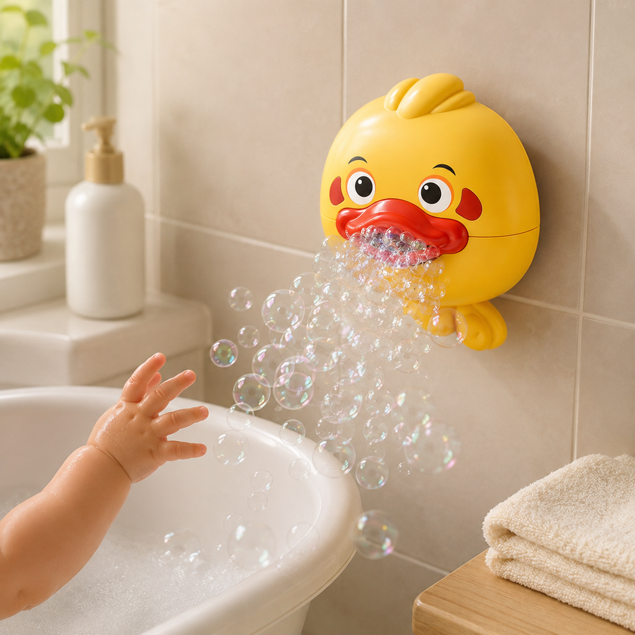 Quack Attack Blubberblasen-Ente Badespielzeug