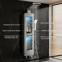 Rainfall Tower Panel Modern Shower Set - Image 3