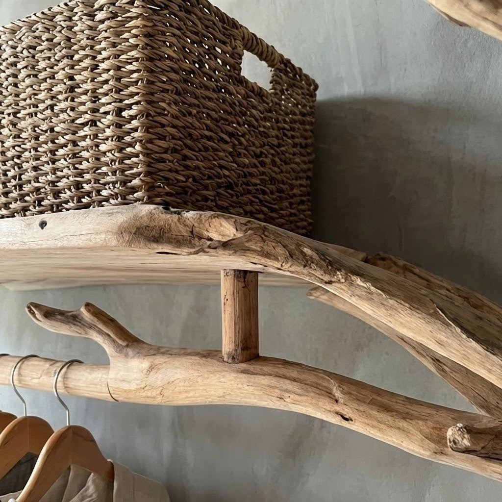 Sculptural Tree Branch Wardrobe Display Storage Rack - Image 4
