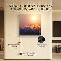 Golden Mountain Sunrise LED Wall Lamp - Image 6