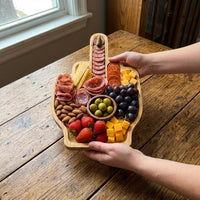 Middle Finger Charcuterie Serving Board Platter - Image 0