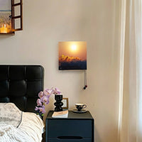 Golden Mountain Sunrise LED Wall Lamp - Image 2
