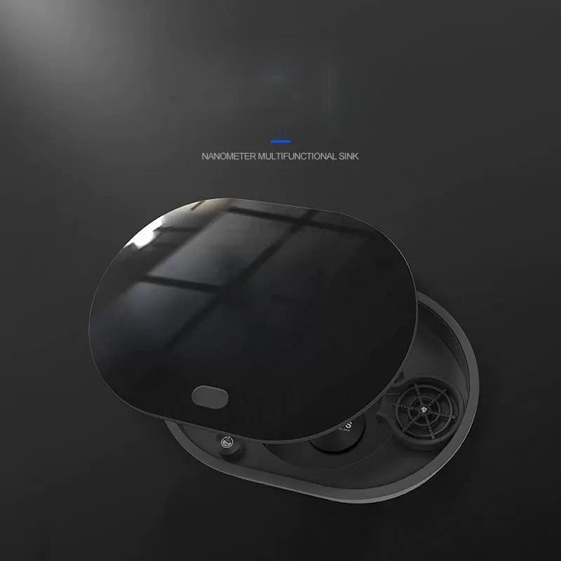 OrbitWash Oval Hidden Cup Wash Island Sink - Image 4