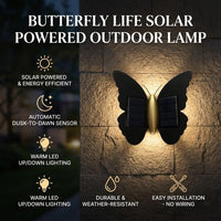 Butterfly Life Solar Powered Outdoor Lamp - Image 2