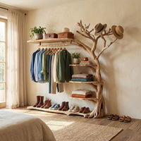 Sculptural Tree Branch Wardrobe Display Storage Rack - Image 2