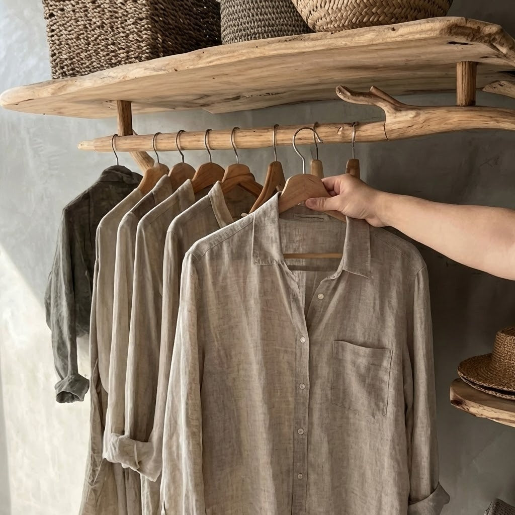 Sculptural Tree Branch Wardrobe Display Storage Rack - Image 3