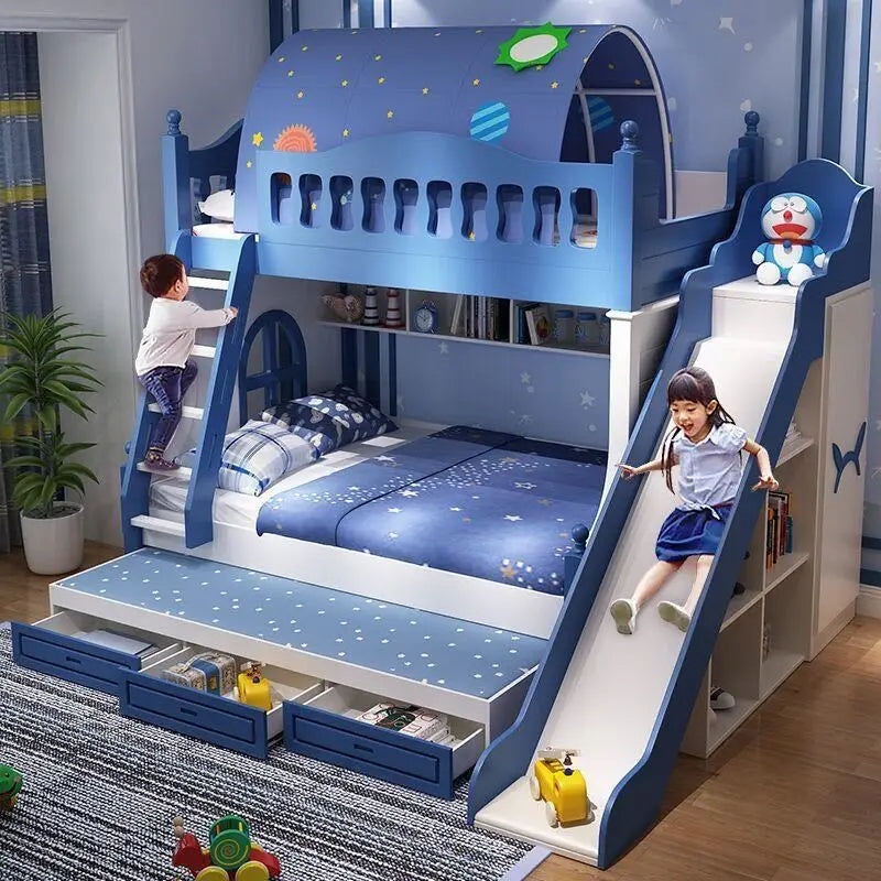 Dream Castle All-in-One Storage Kids Bunk Bed - Image 3