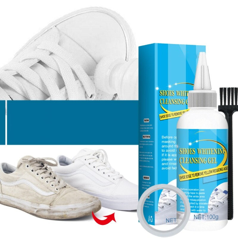 Shoe Whitening Cleaner Gel Brush - Image 0