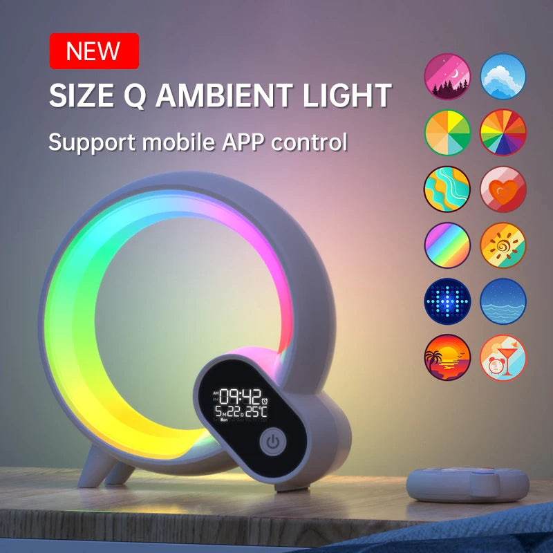 Moon Night Light Alarm Clock