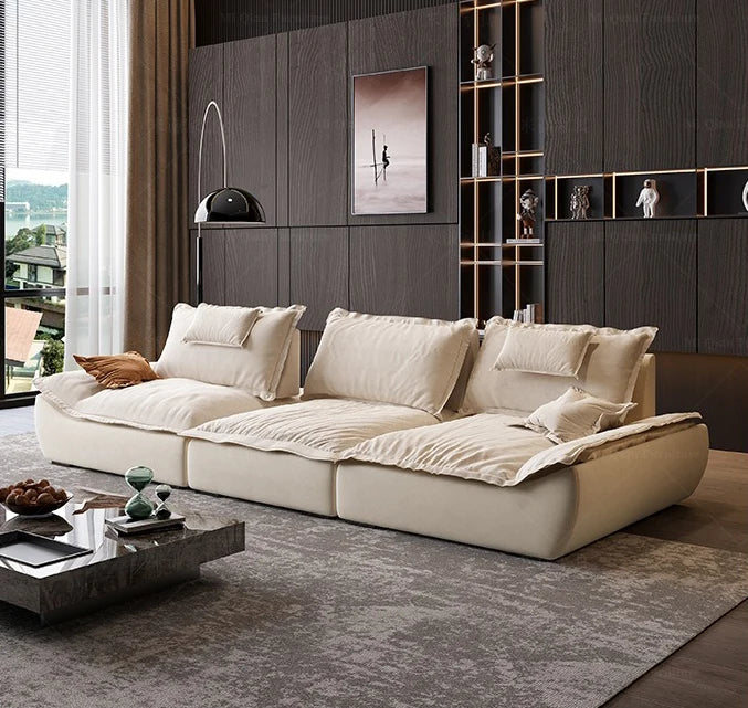 Ultra-Wide Italian Design Adjustable Backrest Sofa - Image 5