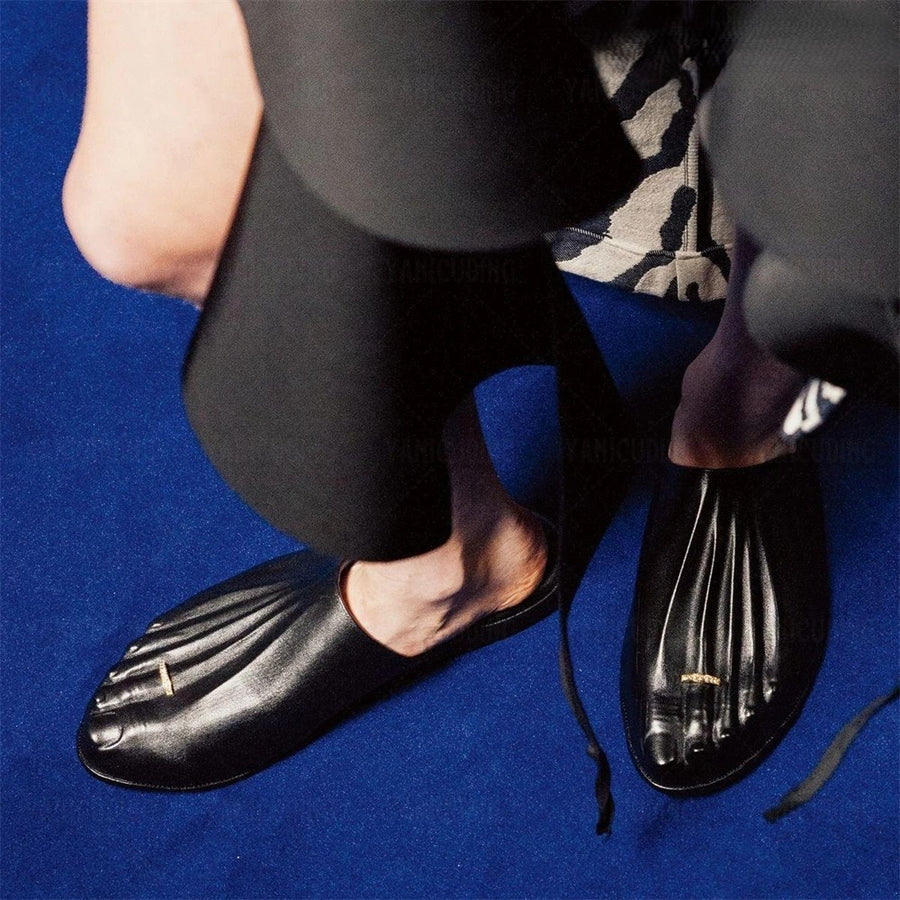 Disco Toes Metallic Fünf-Zehen-Kunst-Slipper