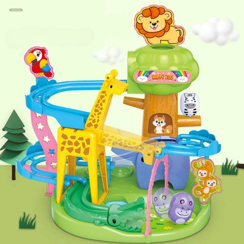 Educational Endless Adventure Sliding Track Toy Zoo - Image 0
