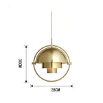 Nordic Creative Modern Ball Iron Chandelier